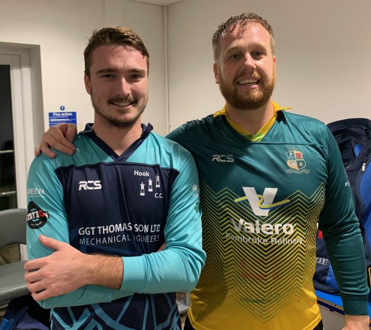  George James (Hook) and Luke Butler (Pembroke)